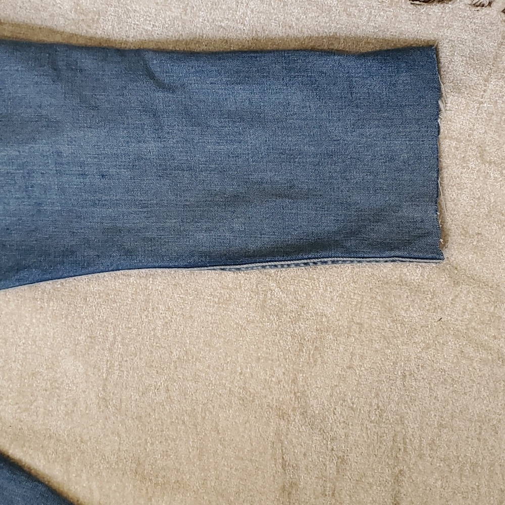 Grlfrnd Naomi women's highrise cut off crop distressed jeans size 31 - Picture 10 of 16